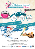 Les Chefs au sommets dAuron 2023 - AFFICHE