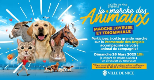 La Marche des Animaux 2023 - Nice - bandeau