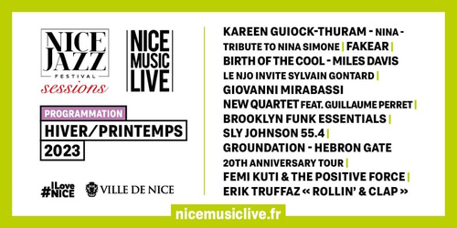 Nice Music Live - Nice Jazz Festival Sessions 2023- bandeau