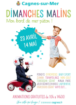 Dimanches Malin 2023 - Cagnes-sur-Mer- affiche