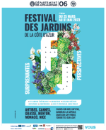 Festival des Jardins de la Côte dAzur 2023 - affiche