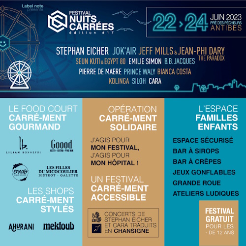 Festival Les Nuits Carrées Antibes 2023-carré